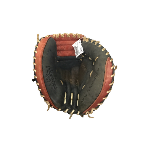 Vist Large View of Product Image Which is Used Rawlings GXLE33NSW BB/SB Catchers RH Throw Navy Blue 33"