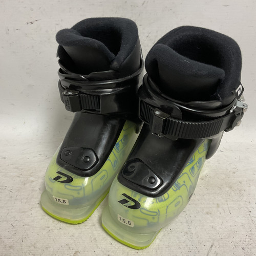 Vist Large View of Product Image Which is Used Dalbello MENACE 1 Boys DH Ski Boot Black And Optic Yellow 155 MP - Y08
