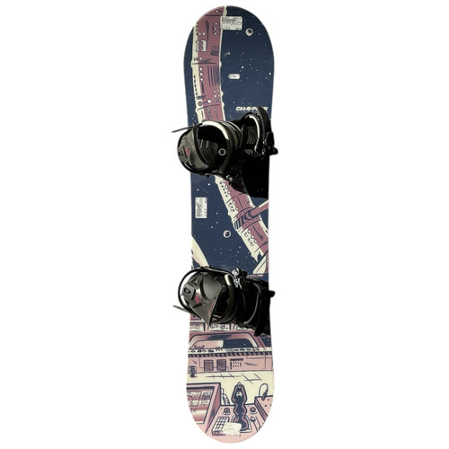 Vist Large View of Product Image Which is Used Burton 121CM CHOPPER Girls Board/Binding Purple 121 cm
