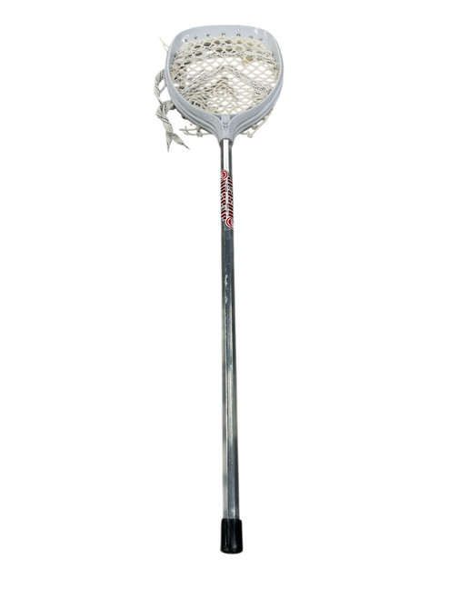 Vist Large View of Product Image Which is Used Maverik BASE JR Junior Goalie Stick Silver
