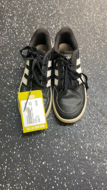 Vist Large View of Product Image Which is Used Adidas Soccer Indoor Shoes Black Senior 5