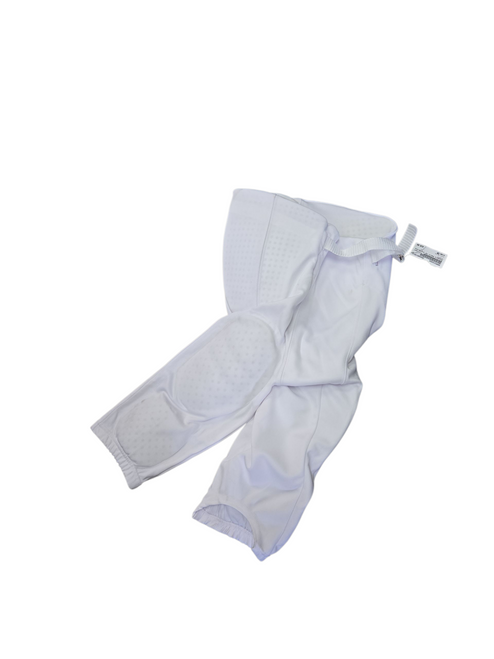Vist Large View of Product Image Which is Used Champro Adult FB Integrated Pants White SM