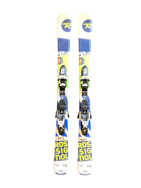 Vist Large View of Product Image Which is Used Rossignol TERRAIN Boys DH Ski/Binding None 116 cm