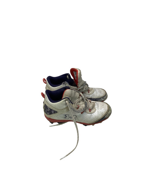 Vist Large View of Product Image Which is Used Under Armour BH RED AND BLUE BB/SB Cleats Red Junior 02.5