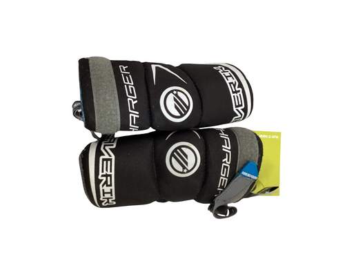 Vist Large View of Product Image Which is Used Maverik CHARGER Lacrosse Arm Pads/Guards Black LG