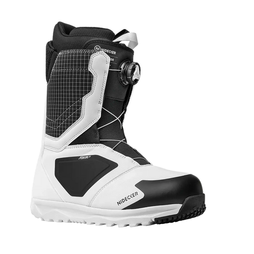 Vist Large View of Product Image Which is New Nidecker Cascade Men 2026 Snowboard Boots Black/White- Men's Size 10.5