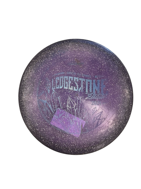 Vist Large View of Product Image Which is Used Discraft METEOR Disc Golf Mid Range Purple