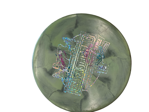 Vist Large View of Product Image Which is Used Discraft ZONE Disc Golf Mid Range Green