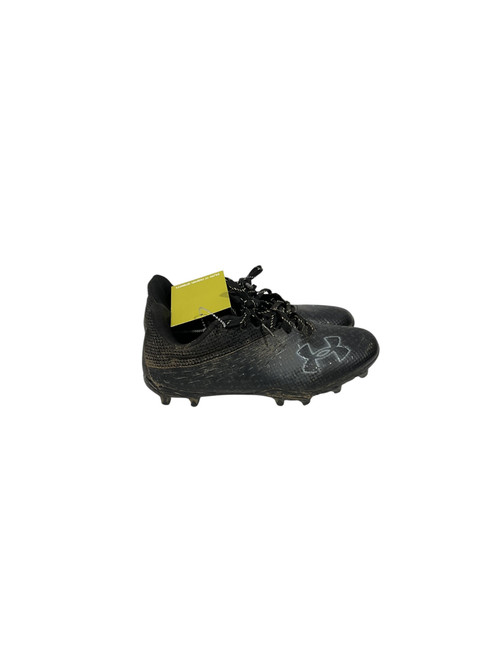 Vist Large View of Product Image Which is Used Under Armour Soccer Cleats Black Junior 03