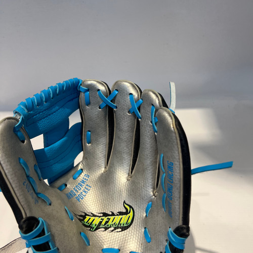 Vist Large View of Product Image Which is Used Franklin INFERNO BB/SB Glove RH Throw Royal Blue 9"