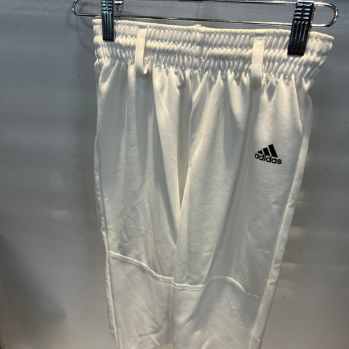 Vist Large View of Product Image Which is Used Adidas WHITE ELASTIC BOTTOM BB/SB Pant Boys White XS