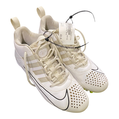 Vist Large View of Product Image Which is Used Nike LAX Cleats Mens White Senior 7