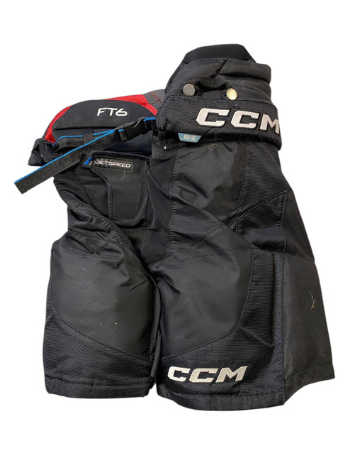 Vist Large View of Product Image Which is Used CCM FT 6 Junior Pant Black MD