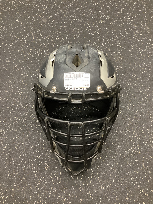Vist Large View of Product Image Which is Used Adidas AZ3811 Catchers Helmet w/Mask Black LG
