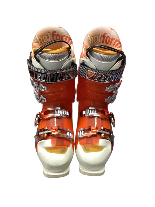Vist Large View of Product Image Which is Used Tecnica DIABLO MAGMA Mens Downhill Ski Boot Orange 275 MP - M09.5 - W10.5