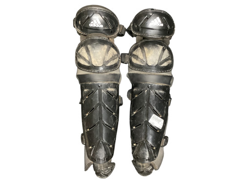 Vist Large View of Product Image Which is Used Adidas SHIN GUARD Baseball/Softball Catchers Leg Guards 