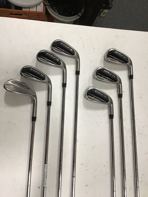Vist Large View of Product Image Which is Used Cobra F MAX SUPERLIGHT Mens Iron Set RH 5I-GW/AW