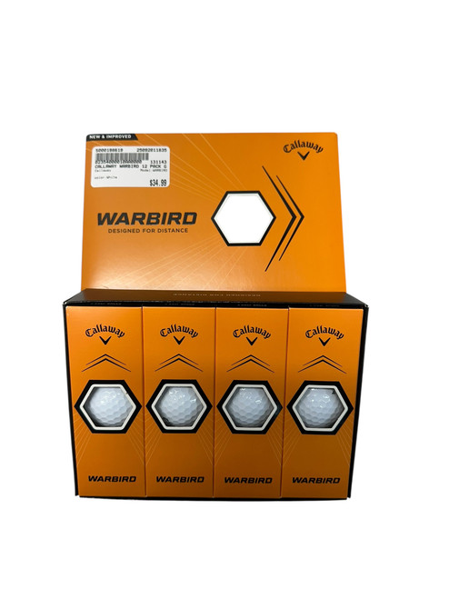 Vist Large View of Product Image Which is Used Callaway WARBIRD 12 Pack - Golf Balls White