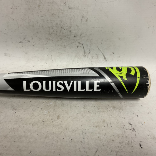 Vist Large View of Product Image Which is Used Louisville Slugger Vapor WTLUBVA18B9 USA 2 5/8 Baseball Bat Black And Silver 30"