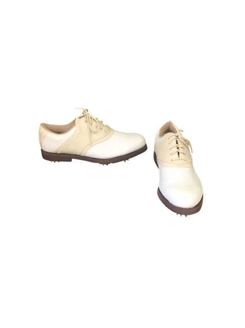 Vist Large View of Product Image Which is Used Foot Joy Womens Golf Shoes White Senior 7.5