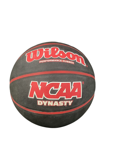 Vist Large View of Product Image Which is Used Wilson NCAA DYNASTY Basketball Adult Outdoor Black 29 1/2"