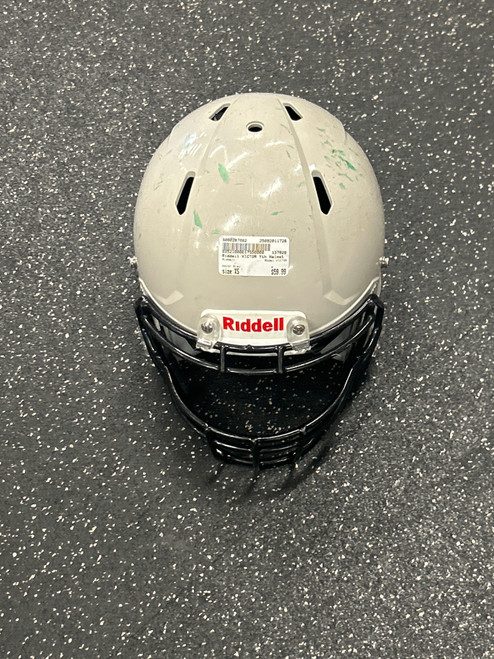 Vist Large View of Product Image Which is Used Riddell VICTOR FB Helmet Grey XS