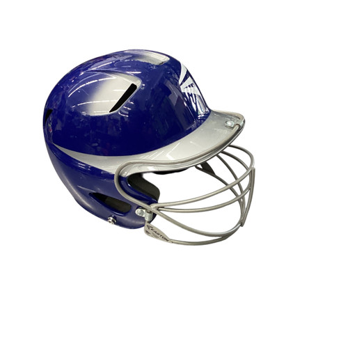 Vist Large View of Product Image Which is Used Easton BATTING HELMET Batting Helmet w/Mask Navy Blue MD