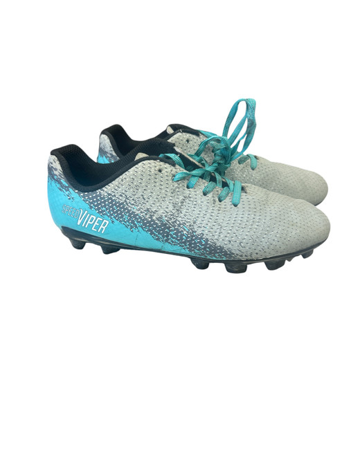 Vist Large View of Product Image Which is Used DSG-84WMA7EV SPEED VIPER Soccer Cleats Teal Junior 04