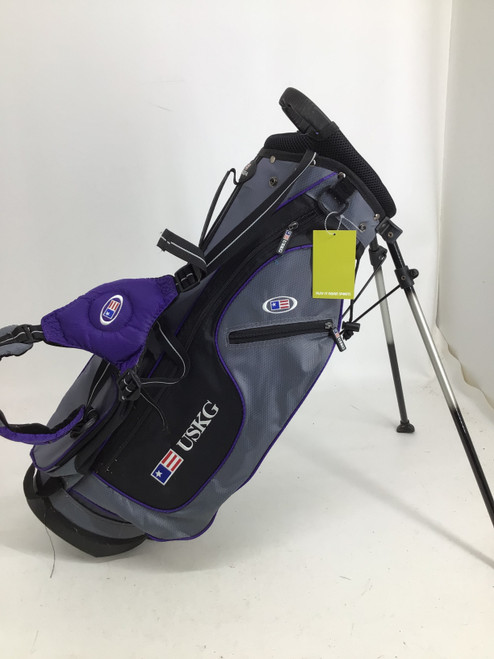 Vist Large View of Product Image Which is Used US Kids UL-54 4 WAY STAND BAG Jr Stand Bag Purple