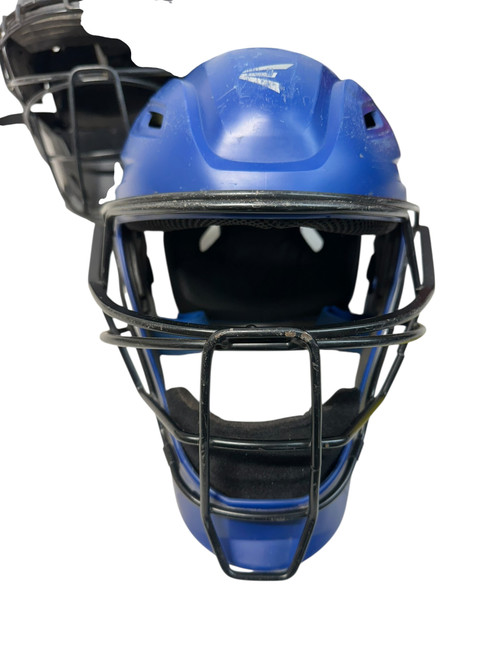 Vist Large View of Product Image Which is Used Easton ELITE X Catchers Helmet w/Mask Royal Blue SM