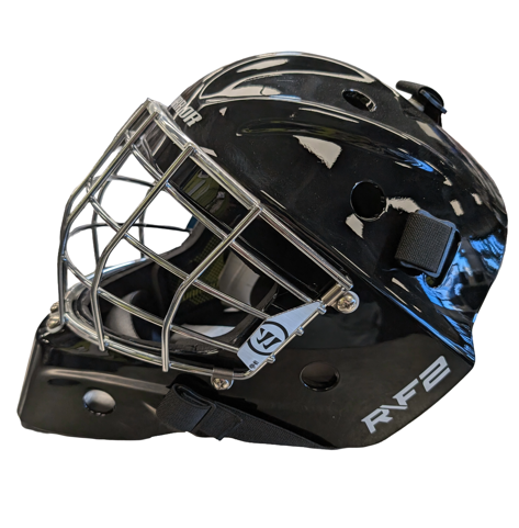 Vist Large View of Product Image Which is New F2E Goalie Mask Jr BLK
