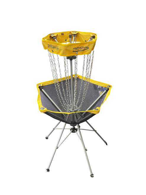 Used Innova Disc Golf Goal Yellow 11856-S000023435 Vist Large View of Product Image Which is Used Innova Disc Golf Goal Yellow