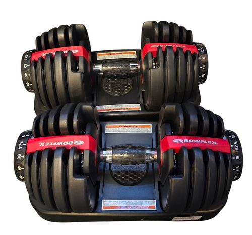 Vist Large View of Product Image Which is Used BOWFLEX SELECTTECH 552 Adj Dumbbells 5-52.5 LB