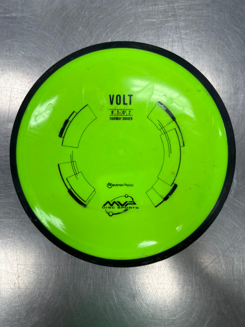 Used MVP NEUTRON VOLT Disc Golf Driver green 10558-S000242332 Vist Large View of Product Image Which is Used MVP NEUTRON VOLT Disc Golf Driver green