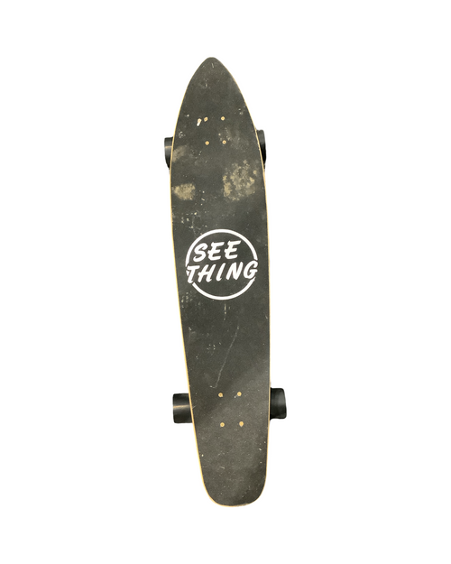 Vist Large View of Product Image Which is Used SEETHING Longboard Black Long