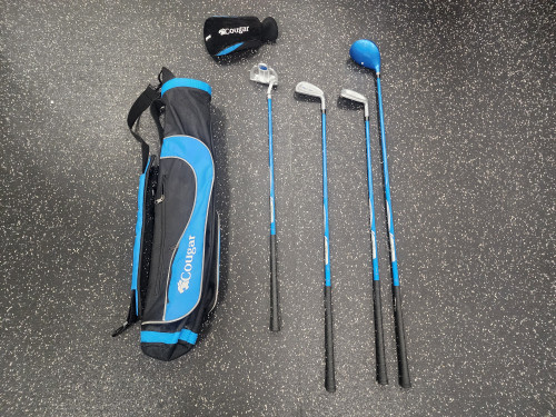 Vist Large View of Product Image Which is Used Cougar Golf X-CAT TOUR II Mens Starter Set RH 4 Piece