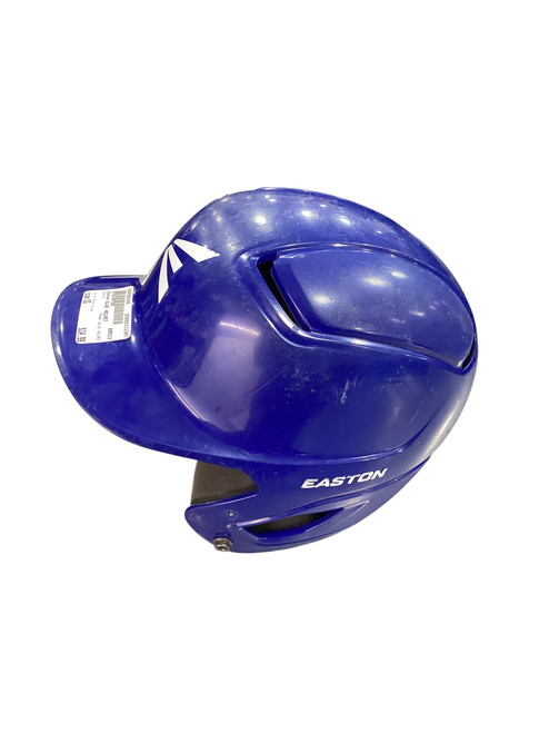 Vist Large View of Product Image Which is Used Easton BLUE HELMET Batting Helmet No Mask Royal Blue One Size