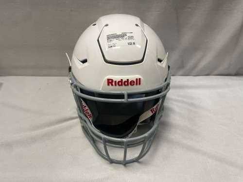 Vist Large View of Product Image Which is Used Riddell 2024 YTH LG SPEEDFLEX FB Helmet White LG
