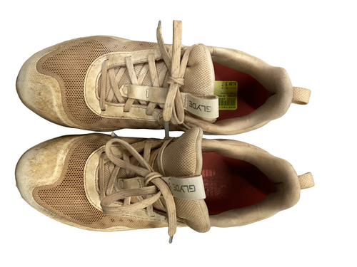 Vist Large View of Product Image Which is Used Under Armour GLYDE BB/SB Cleats White Senior 7