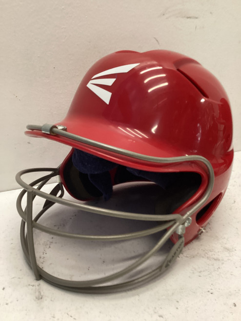 Vist Large View of Product Image Which is Used Easton BATTING HELMET Batting Helmet w/Mask Red MD