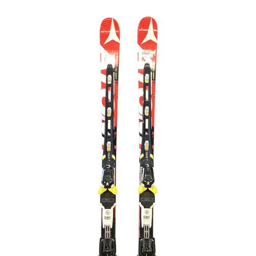 Vist Large View of Product Image Which is Used Atomic REDSTER GS Mens DH Ski/Binding Red 171 cm