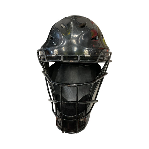 Vist Large View of Product Image Which is WILSON Catchers Helmet w/Mask Black MD