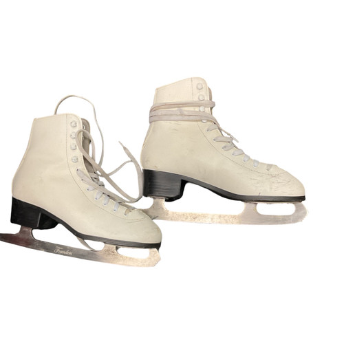 Vist Large View of Product Image Which is American Athletic FOUNDERS WomensFigure Skate White Senior 11