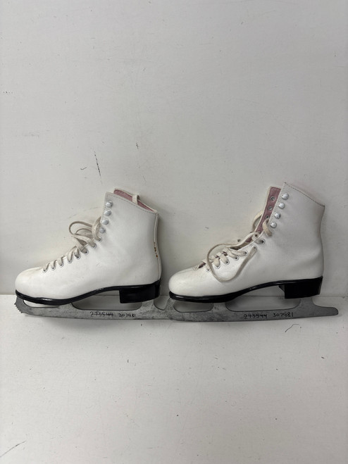 Vist Large View of Product Image Which is Used Lange CLASSIC WomensFigure Skate White Senior 7