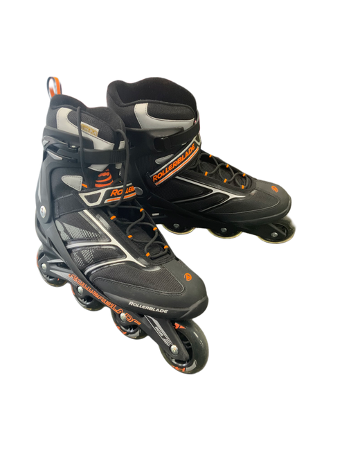 Vist Large View of Product Image Which is Used Rollerblade ZETRA BLADE Senior Rec Fitness Skates Black Senior 12