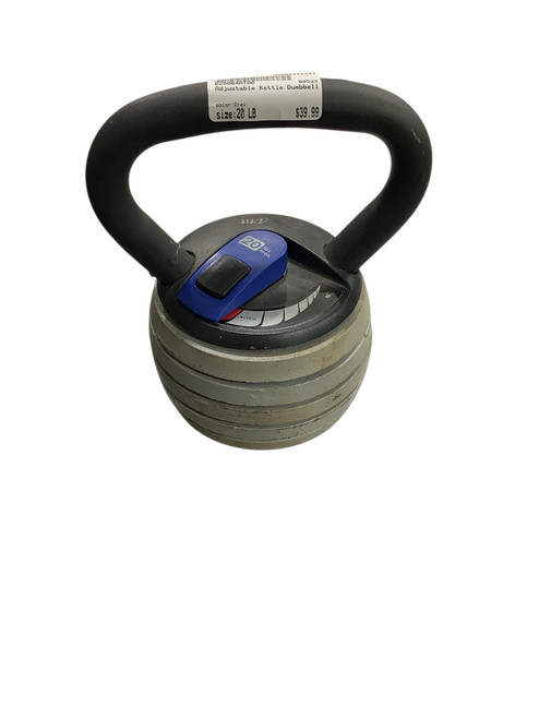 Vist Large View of Product Image Which is Used Kettle Dumbbell (Each) Grey 20 lb