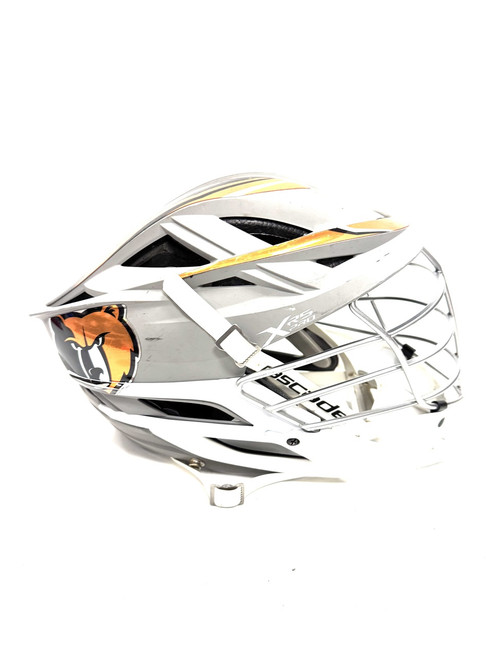 Vist Large View of Product Image Which is Used Cascade XRS PRO Lacrosse Helmet Grey One Size