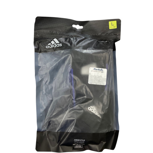 Vist Large View of Product Image Which is Used Adidas Soccer Shin Guards Junior Black LG