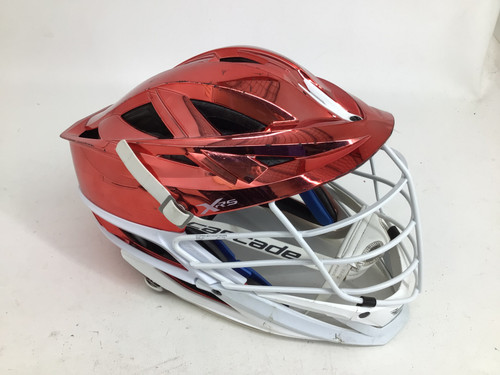 Vist Large View of Product Image Which is Used Cascade CASCADE XRS LAX Lacrosse Helmet Red One Size