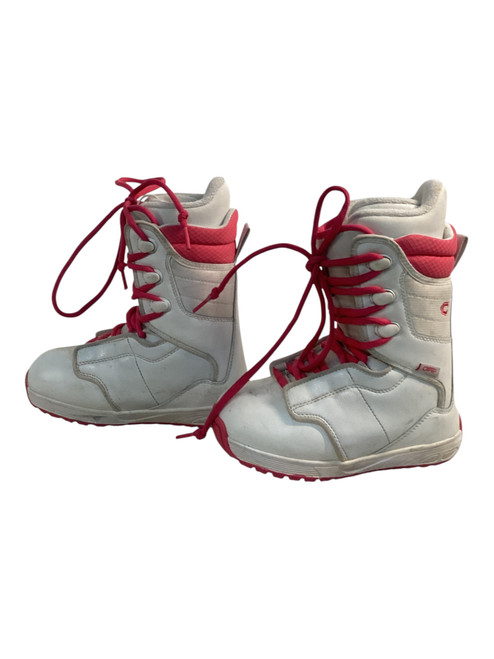 Used Capix YOUTH GIRLS Girls Snowboard Boots Pink Junior 03 11709-S000072283 Vist Large View of Product Image Which is Used Capix YOUTH GIRLS Girls Snowboard Boots Pink Junior 03